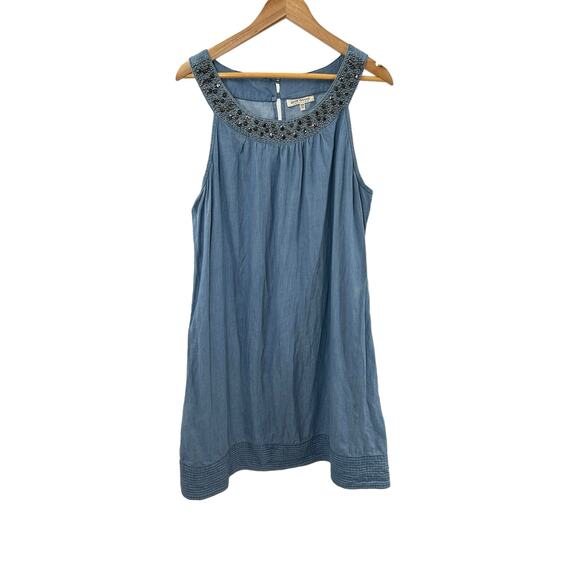 Speed Centrol New York Sleevless Dress‎ Size L Color Light Blue/Grey Size 2X - Picture 1 of 10